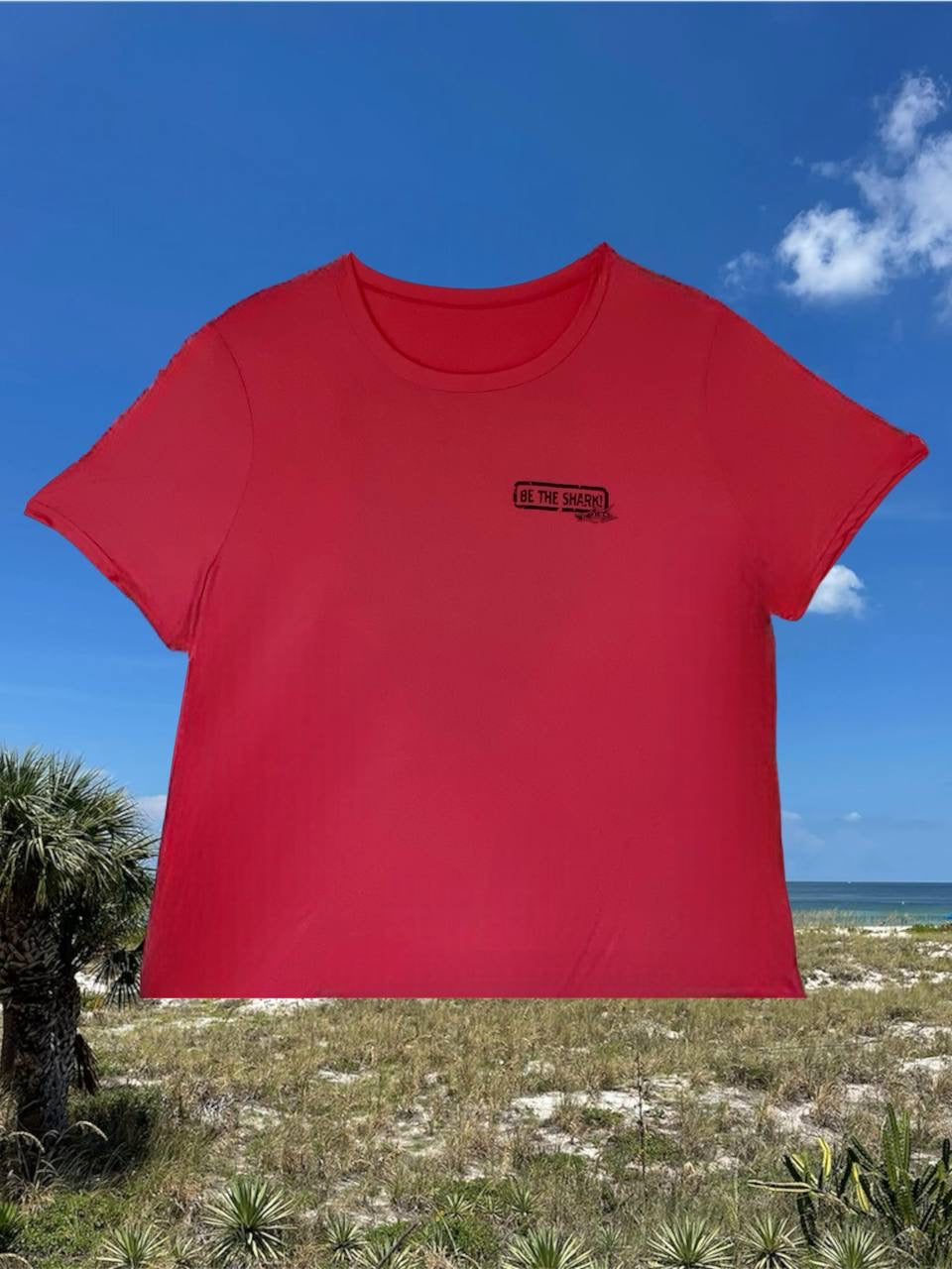 Pink Women's Polyester T-Shirt by Sharkey's Ecowear