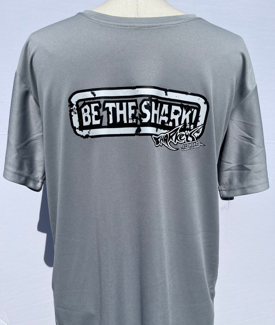 Men's Sharkey's EcoWear "Be the Shark" Gray T-Shirt