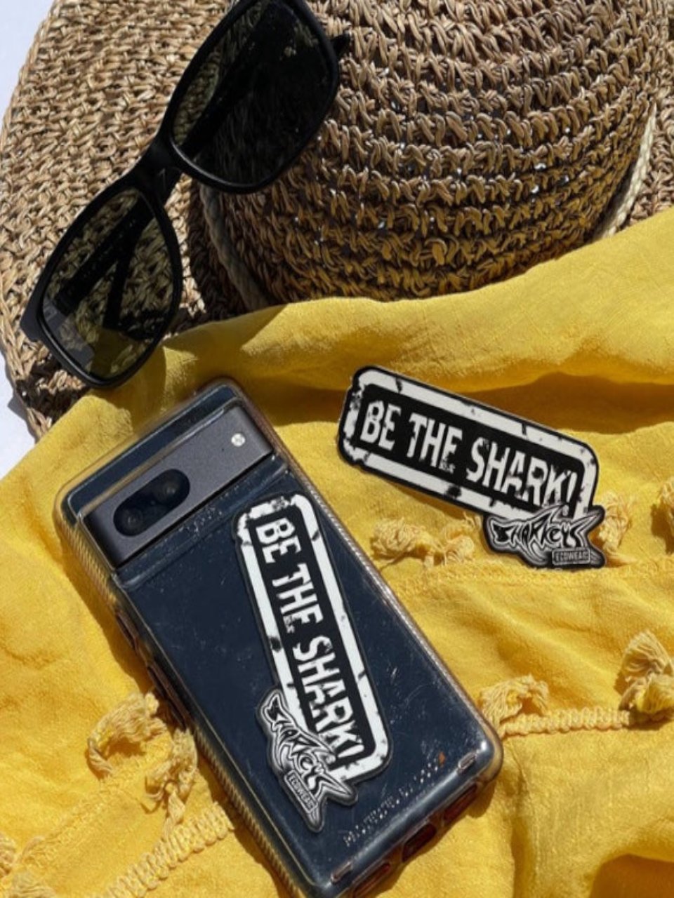 Sharkey’s “Be the Shark” Sticker (6" x 2.5")