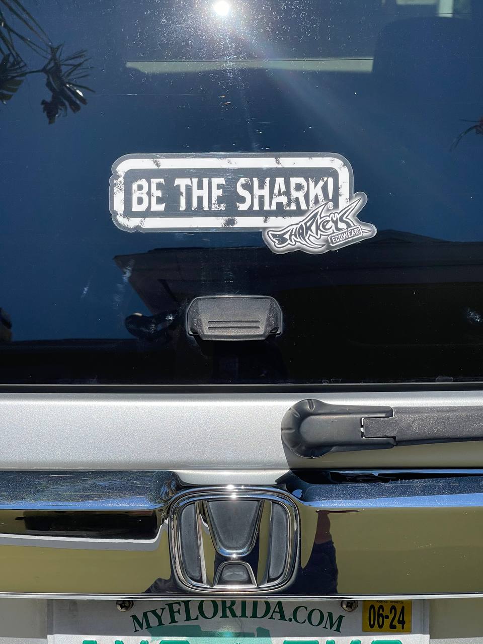 Sharkey’s Sticker, "Be the Shark," 8-Inch Size