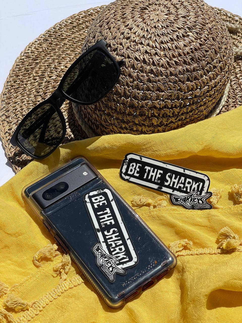 Sharkey’s “Be the Shark” Sticker (6" x 2.5")