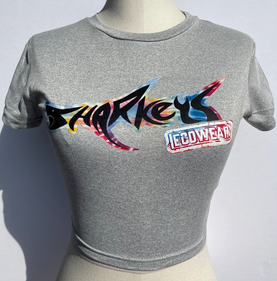 Women's Sharkey's EcoWear "Original Tie-Dye" Crop Top