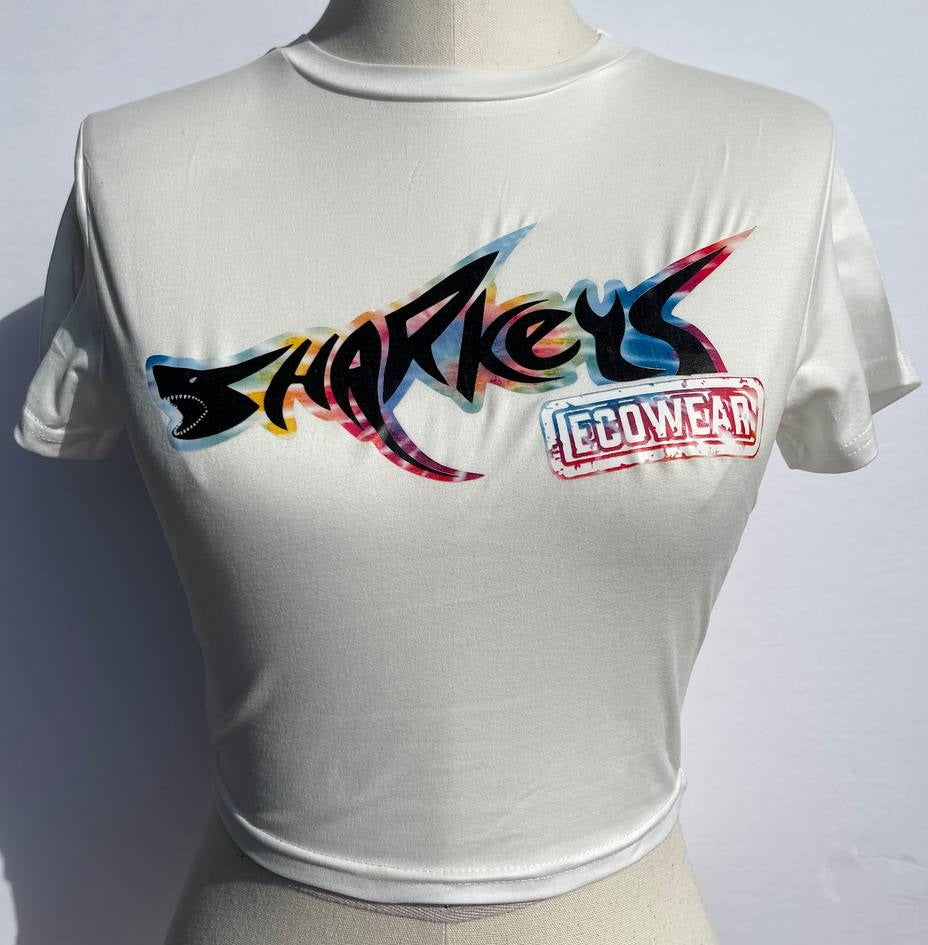 Women's Sharkey's EcoWear "Original Tie-Dye" Crop Top