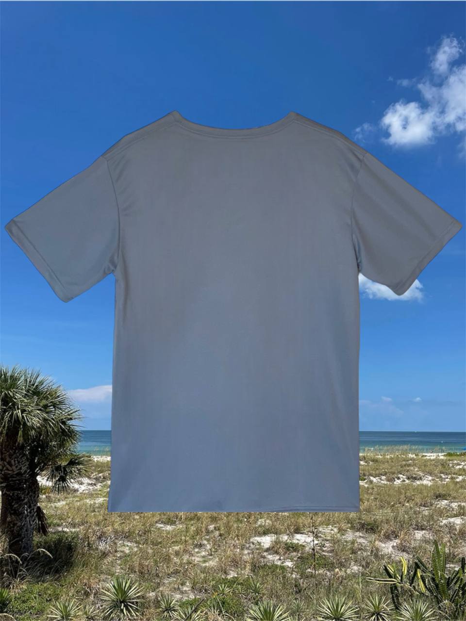 Men's Sharkey's EcoWear "Be the Shark" Gray T-Shirt