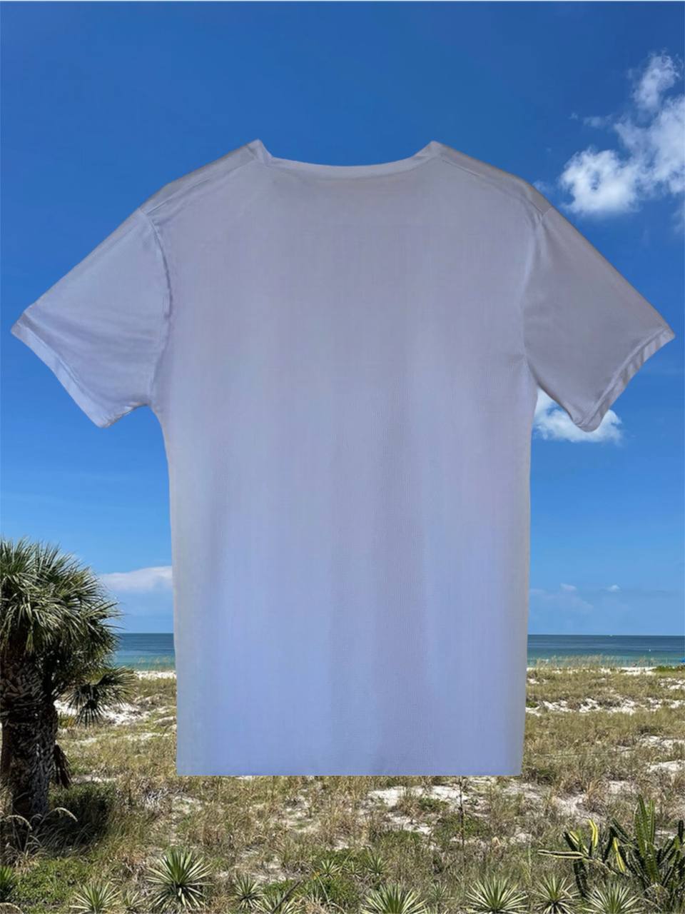 Men's "Be the Shark" T-Shirt by Sharkey's EcoWear - White