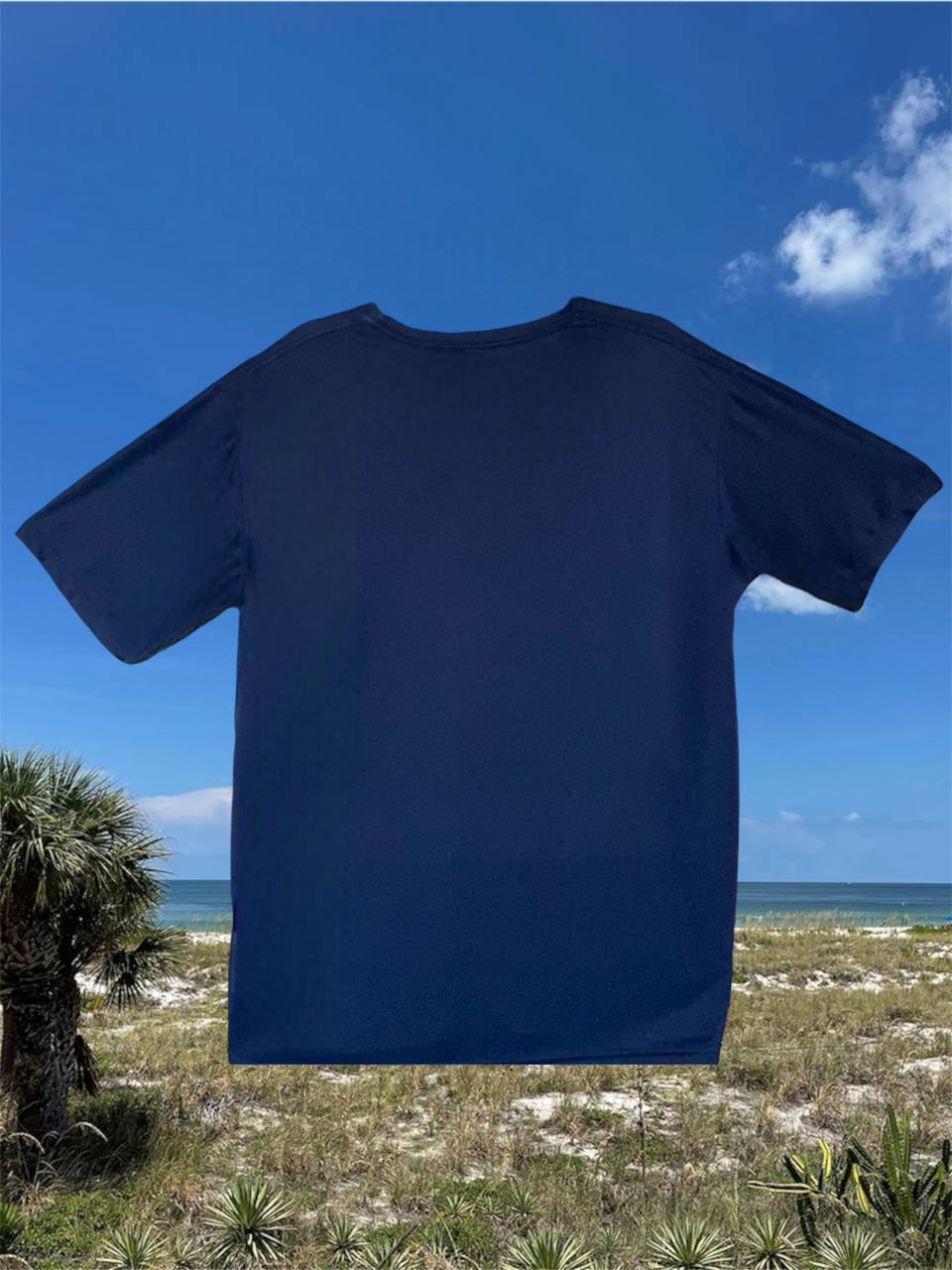 Men's Sharkey's EcoWear "Be the Shark" Dark Blue T-Shirt