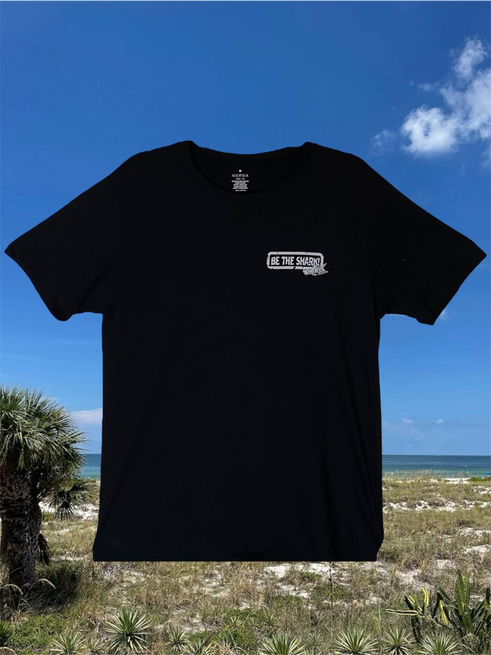 Sharkey’s Souvenir T-Shirt – Sharkey Feeding Fish