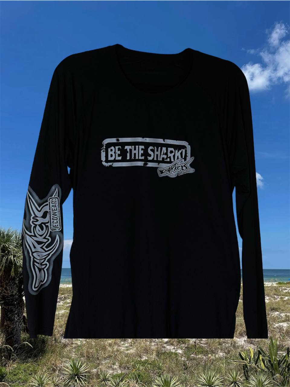 Sharkey's SPF 50 Long Sleeve "Be the Shark" Shirt