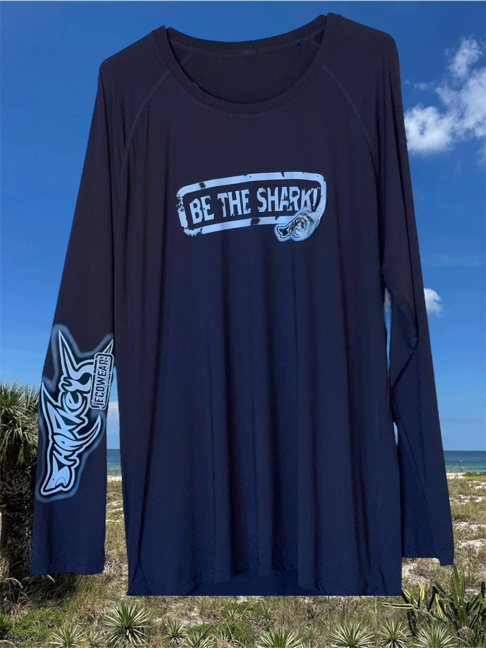Sharkey's SPF 50 Long Sleeve "Be the Shark" Shirt