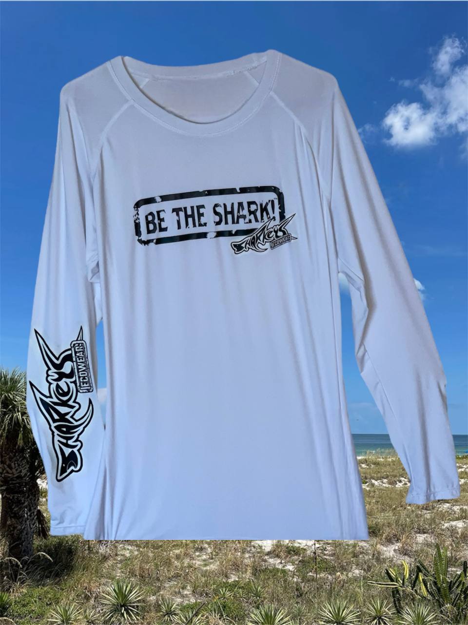 Sharkey's SPF 50 Long Sleeve "Be the Shark" Shirt