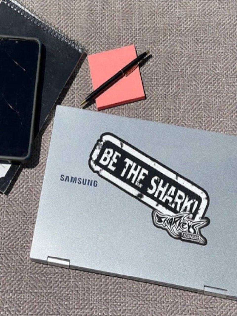 SHARKEY'S STICKER "BE THE SHARK" 8INCH SIZE