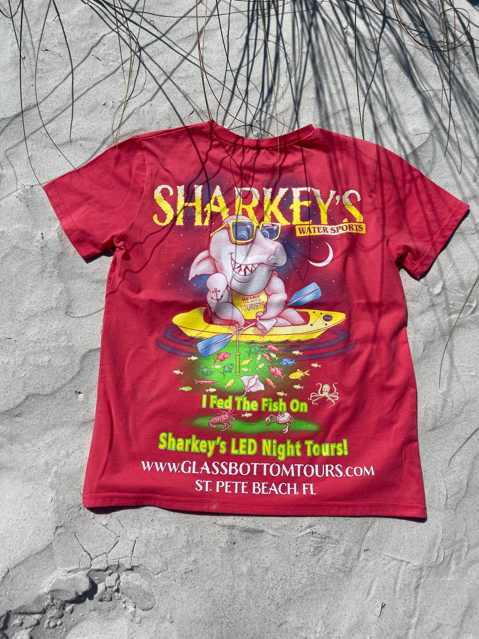 Girls Sharkey Feeding Fish Souvenir T-Shirt