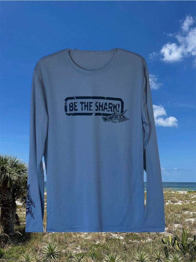 SHARKEY'S SPF 50 LONG SLEEVE"BE THE SHARK" SHIRT