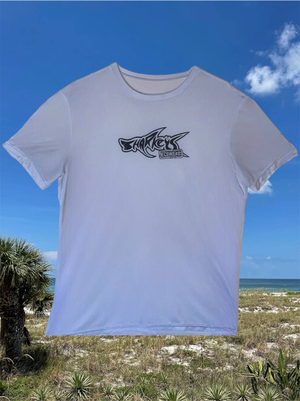 MENS SHARKEY'S ECO-WEAR ORIGINAL WHITE T-SHIRT